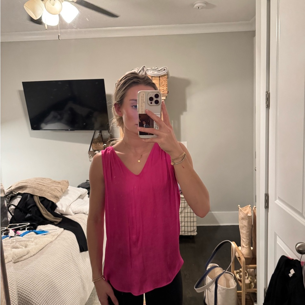 Banana Republic Pink Silky Tank